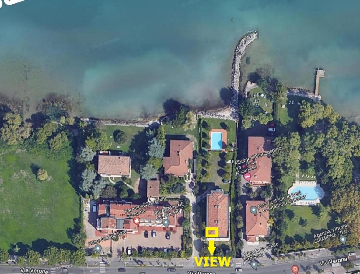 Casa Lugana 15 - Monolocale Con Piscina Fronte Lago Сірміоне Екстер'єр фото